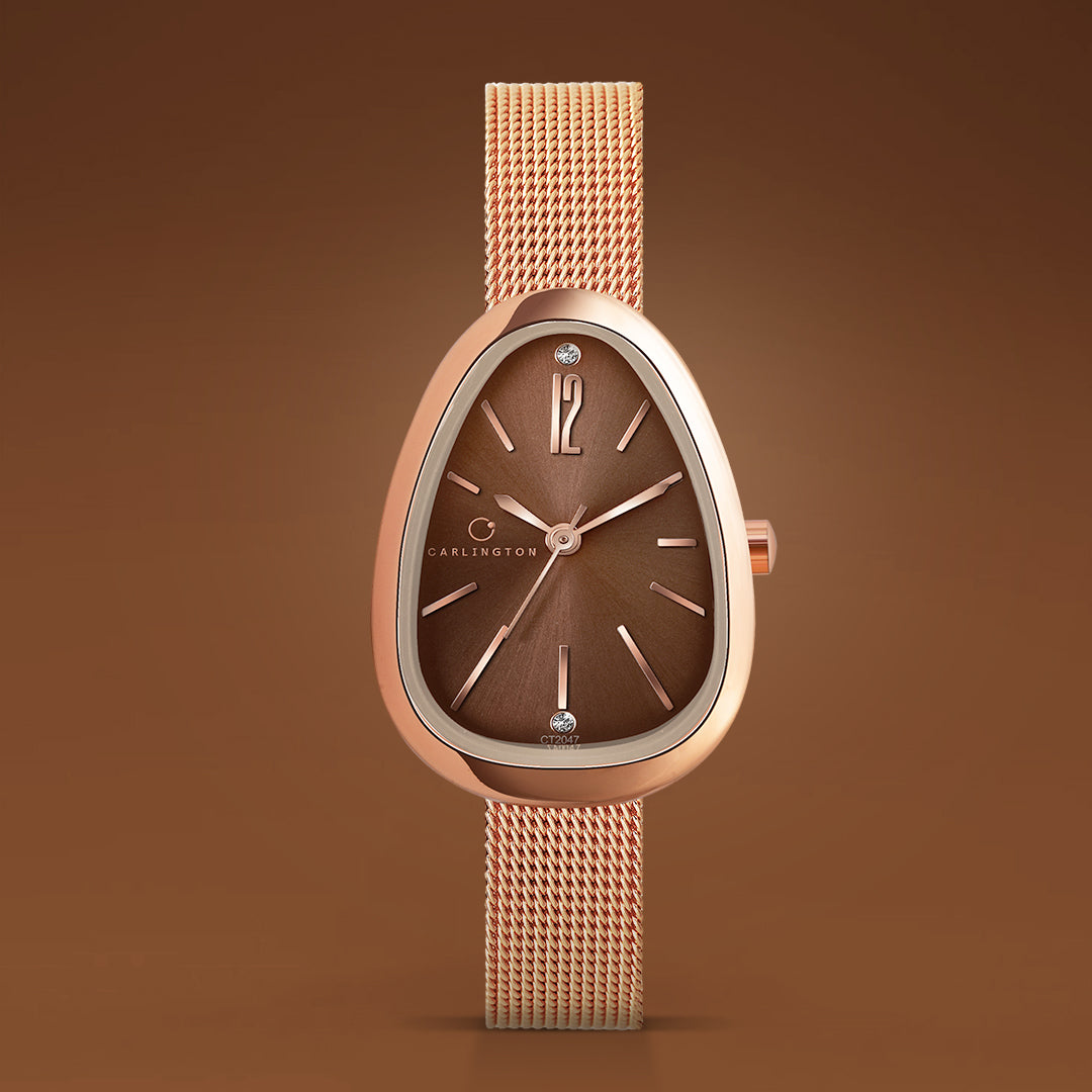 Iconic 2047 Rose Brown Analog Womens Watch