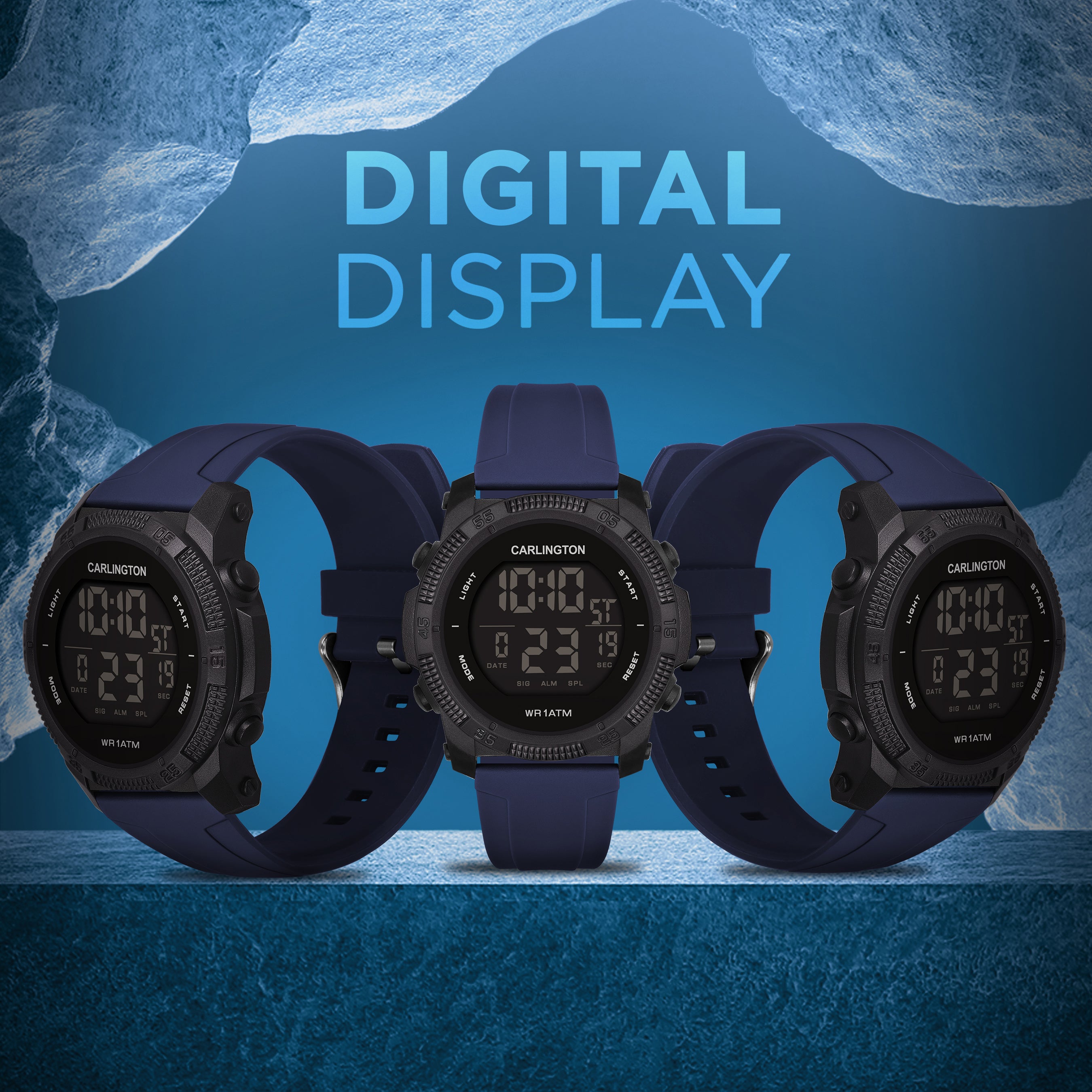 Carlington Digital Sports Watch - 9133