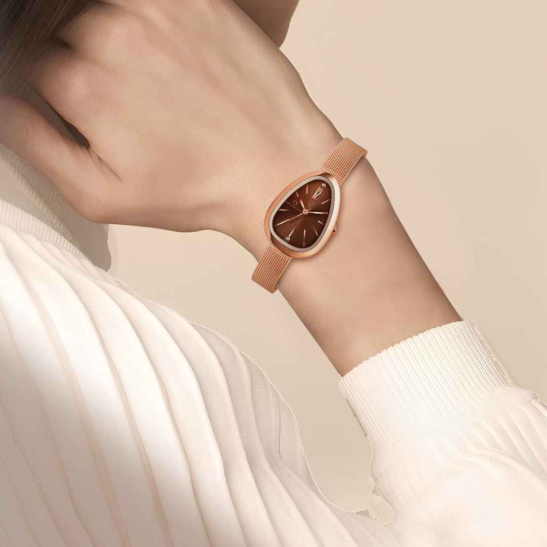 Iconic 2047 Rose Brown Analog Womens Watch