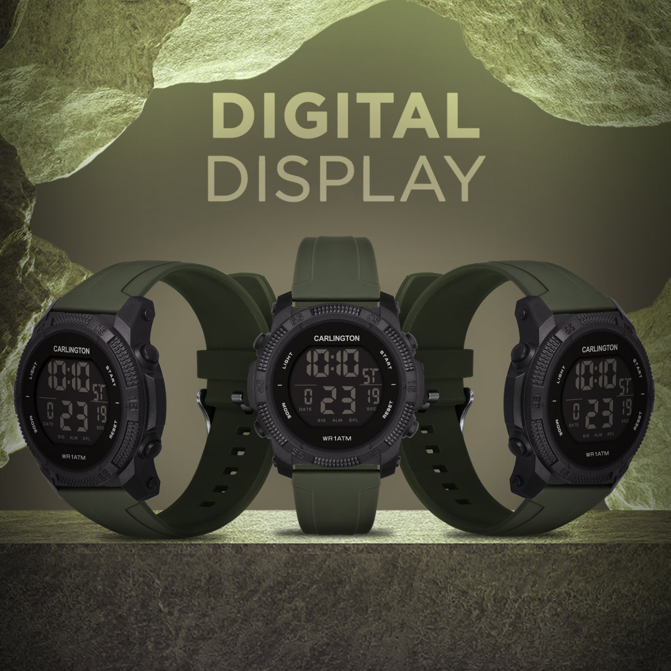 Carlington Digital Sports Watch - 9133