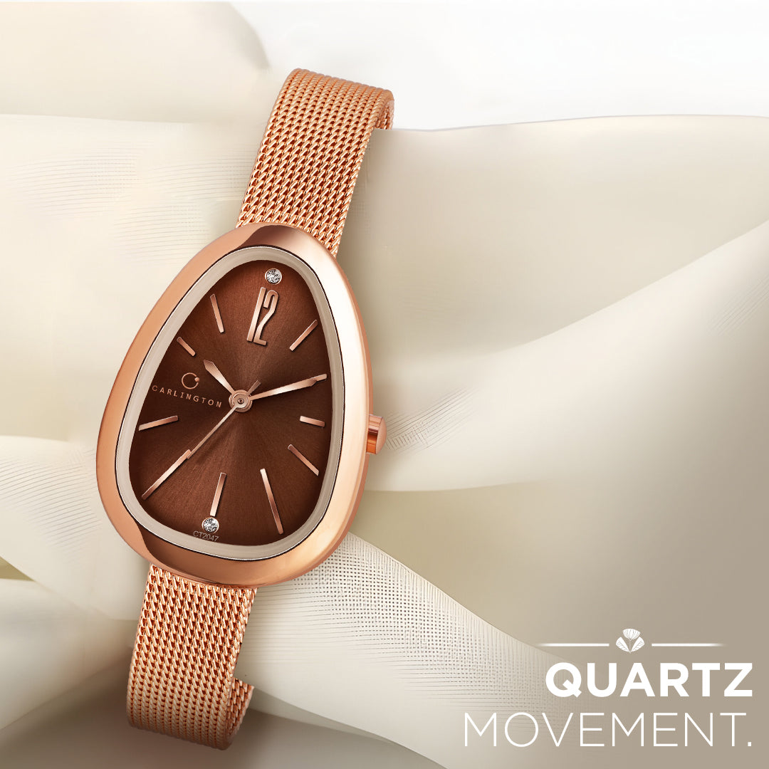 Iconic 2047 Rose Brown Analog Womens Watch