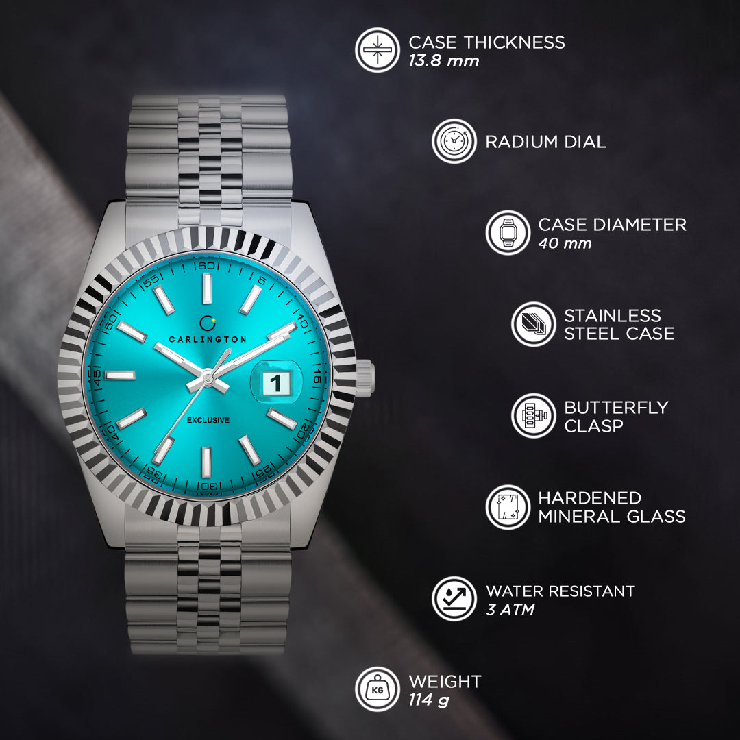 Exclusive 8811 Steel Tiffany Gents Analog Watch