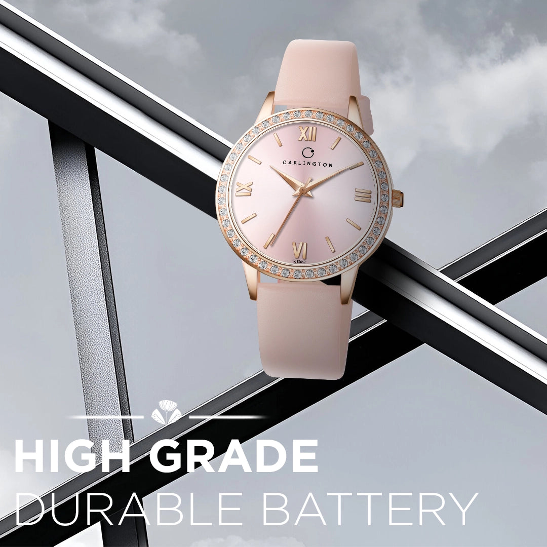 Iconic 2042 Pink Analog Womens Watch