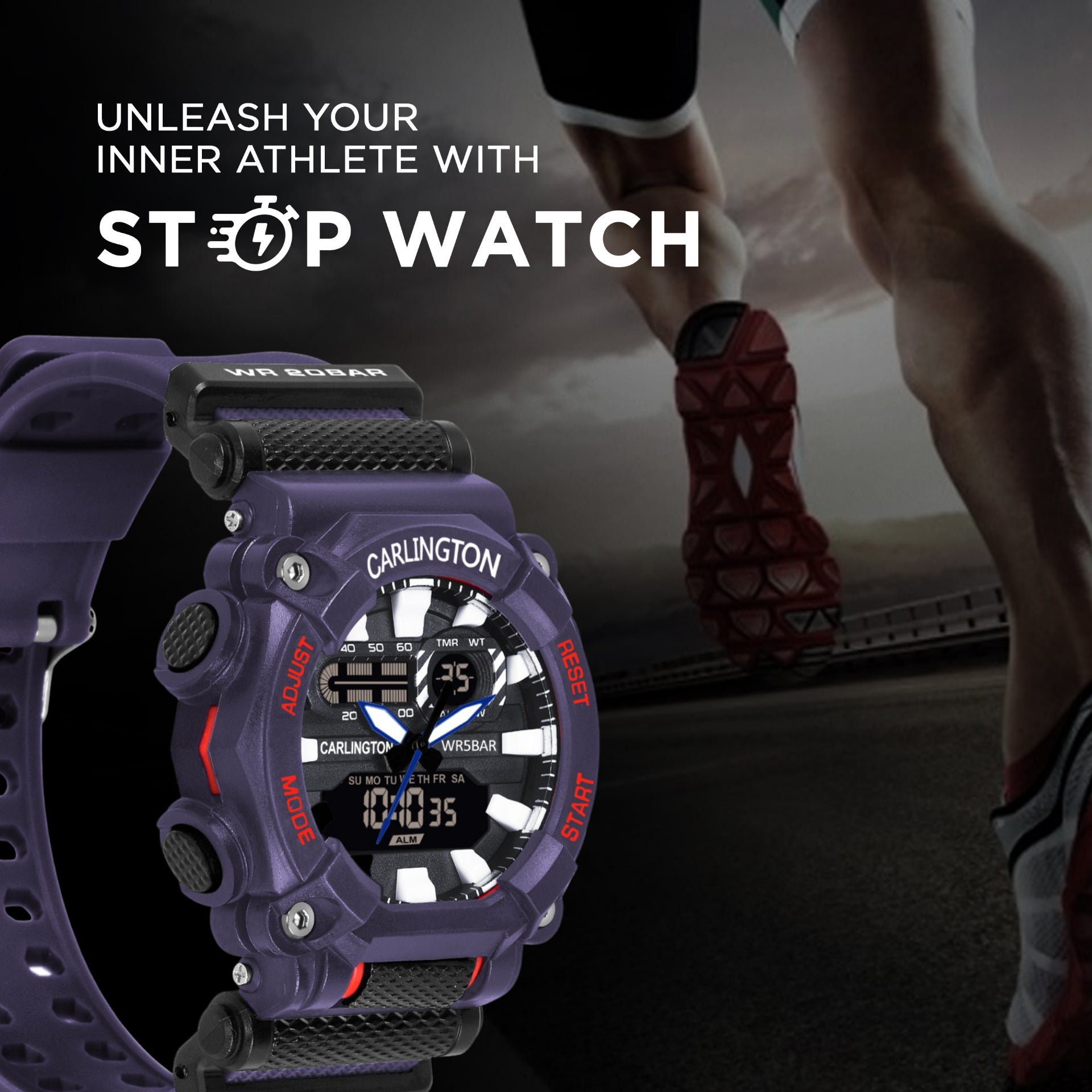 Sports digital hot sale watch