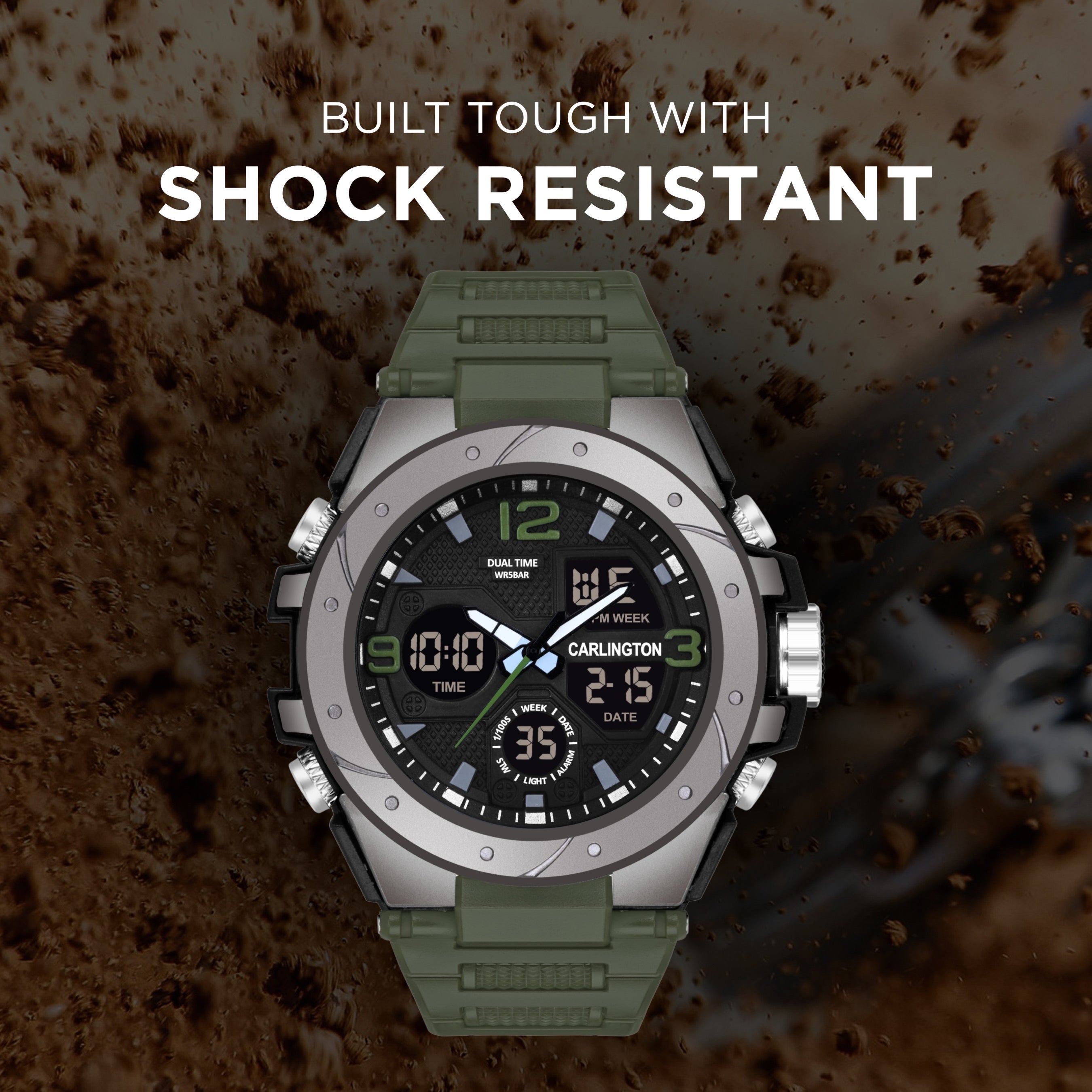 Durable Elegance Carlington Edurance Series Shock Resistant Dual