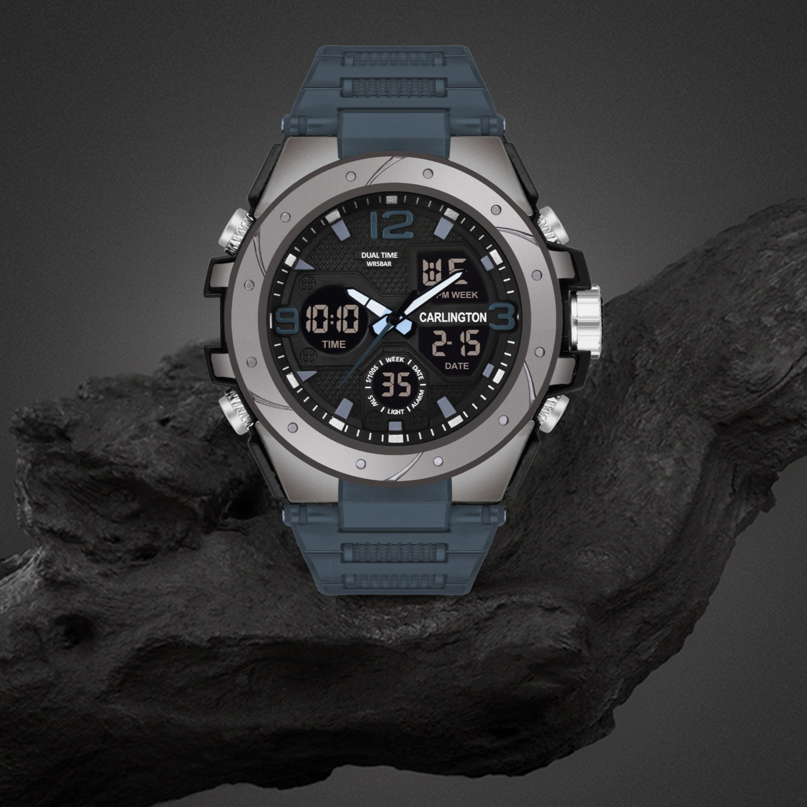 Edifice g shock stainless steel best sale dual time